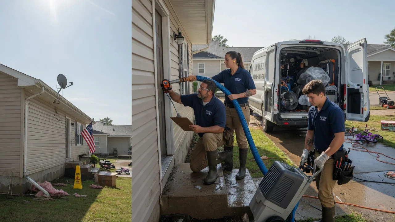 Ceiling Water Damage Restoration in Elk Mound, WI near me